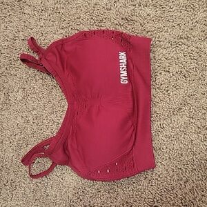 Gymshark Energy Seamless Sports Bra size xs Berry Red